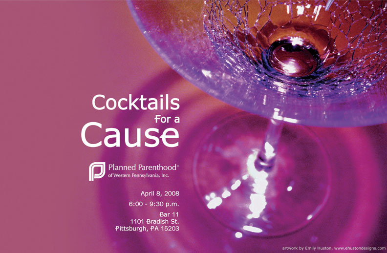 Planned Parenthood Cocktails for a Cause